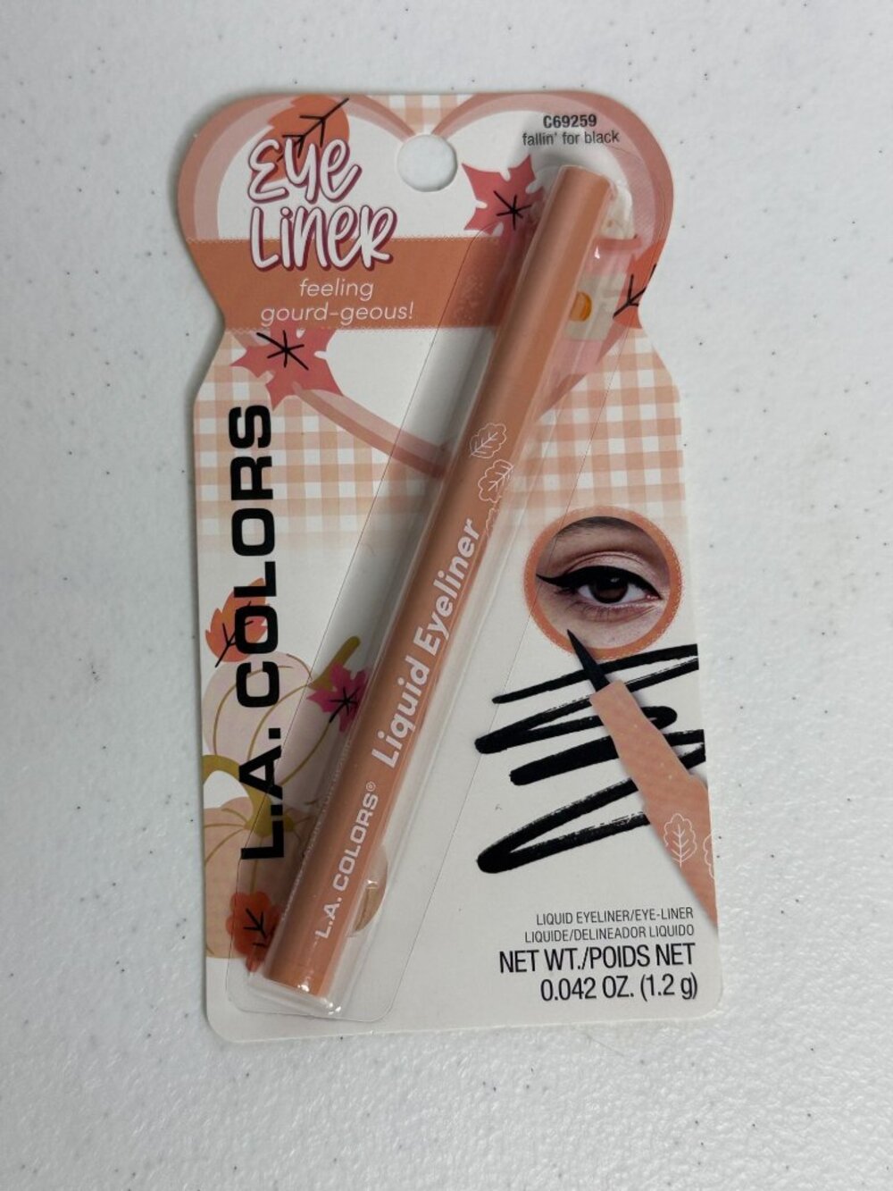L.A. Colors Fallin for Black Liquid Eyeliner Fall Cottagecore